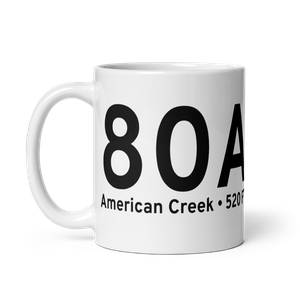 American Creek (AK80) Airport Mug