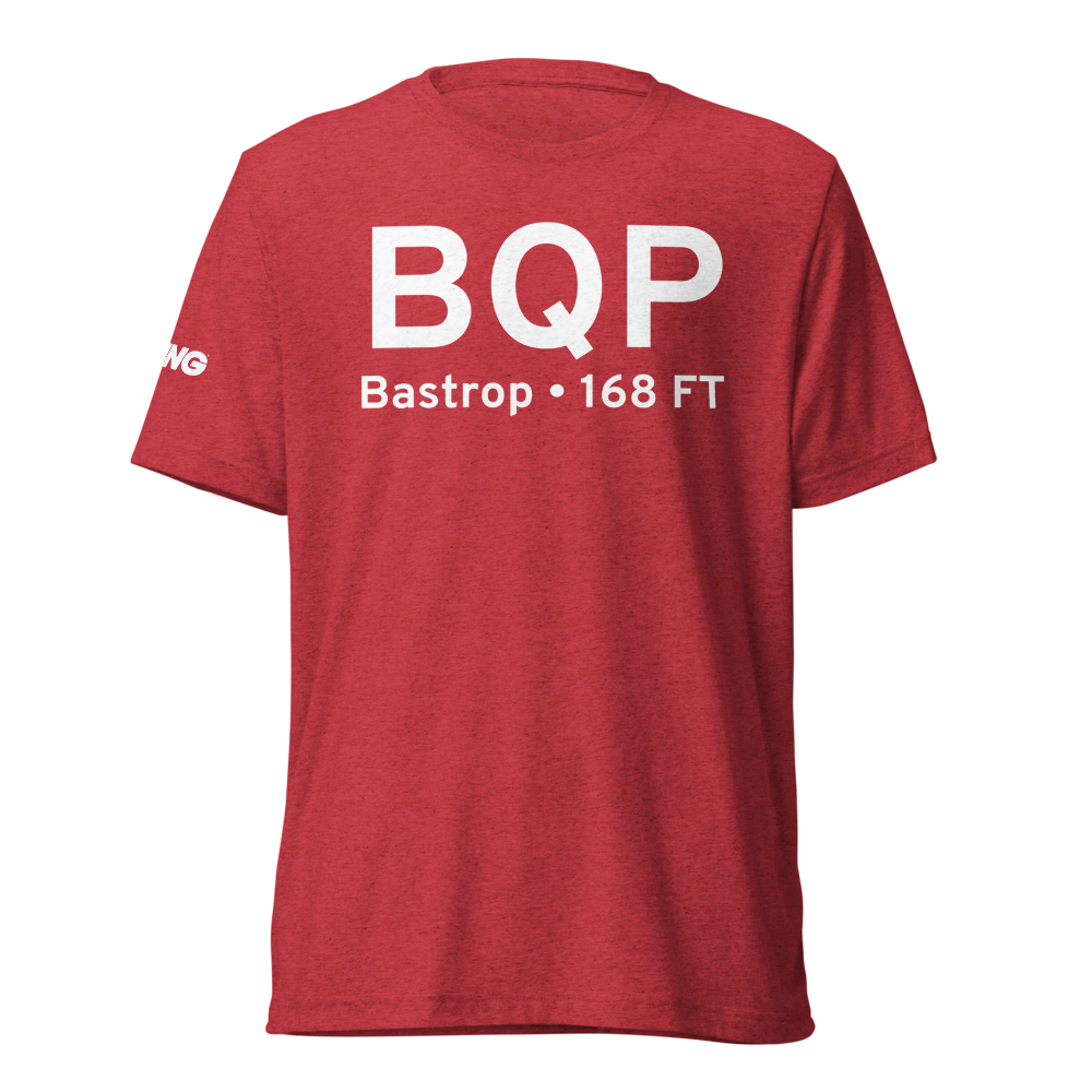 Bastrop (KBQP) Airport Tri-blend T-Shirt 