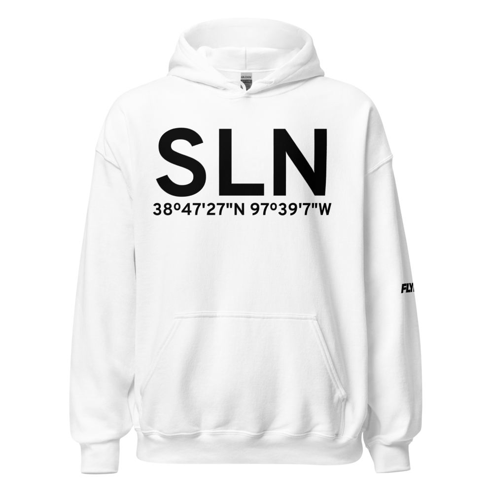 Salina (KSLN) Airport Hoodie Sweatshirt 