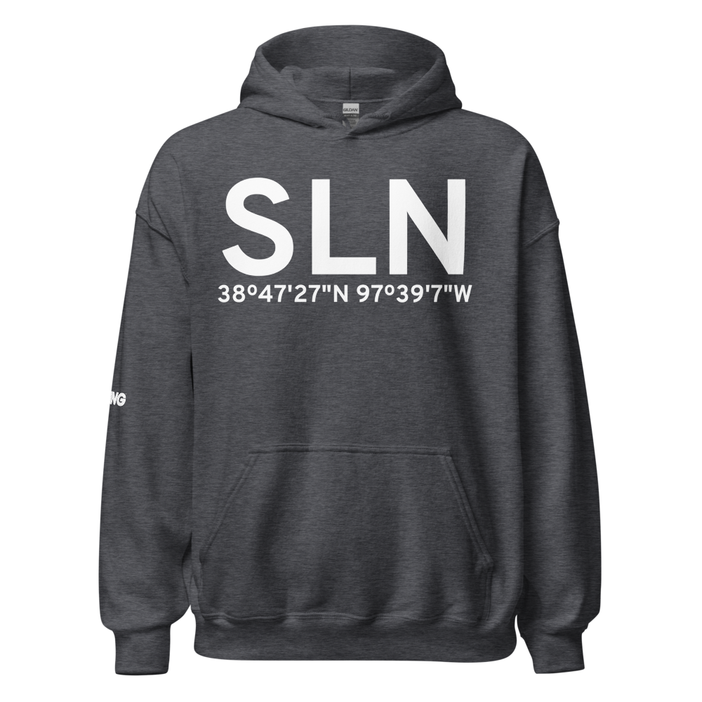 Salina (KSLN) Airport Hoodie Sweatshirt 