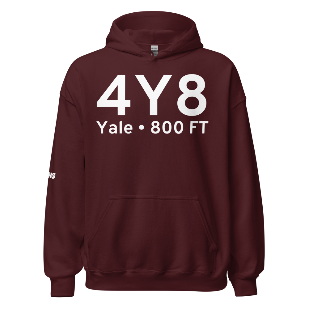 Yale (4Y8) Airport Hoodie Sweatshirt 