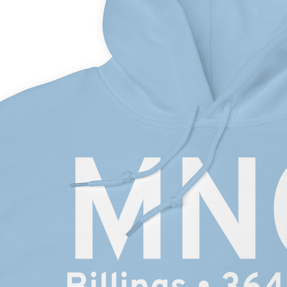 Billings (KMNG) Airport Hoodie Sweatshirt 