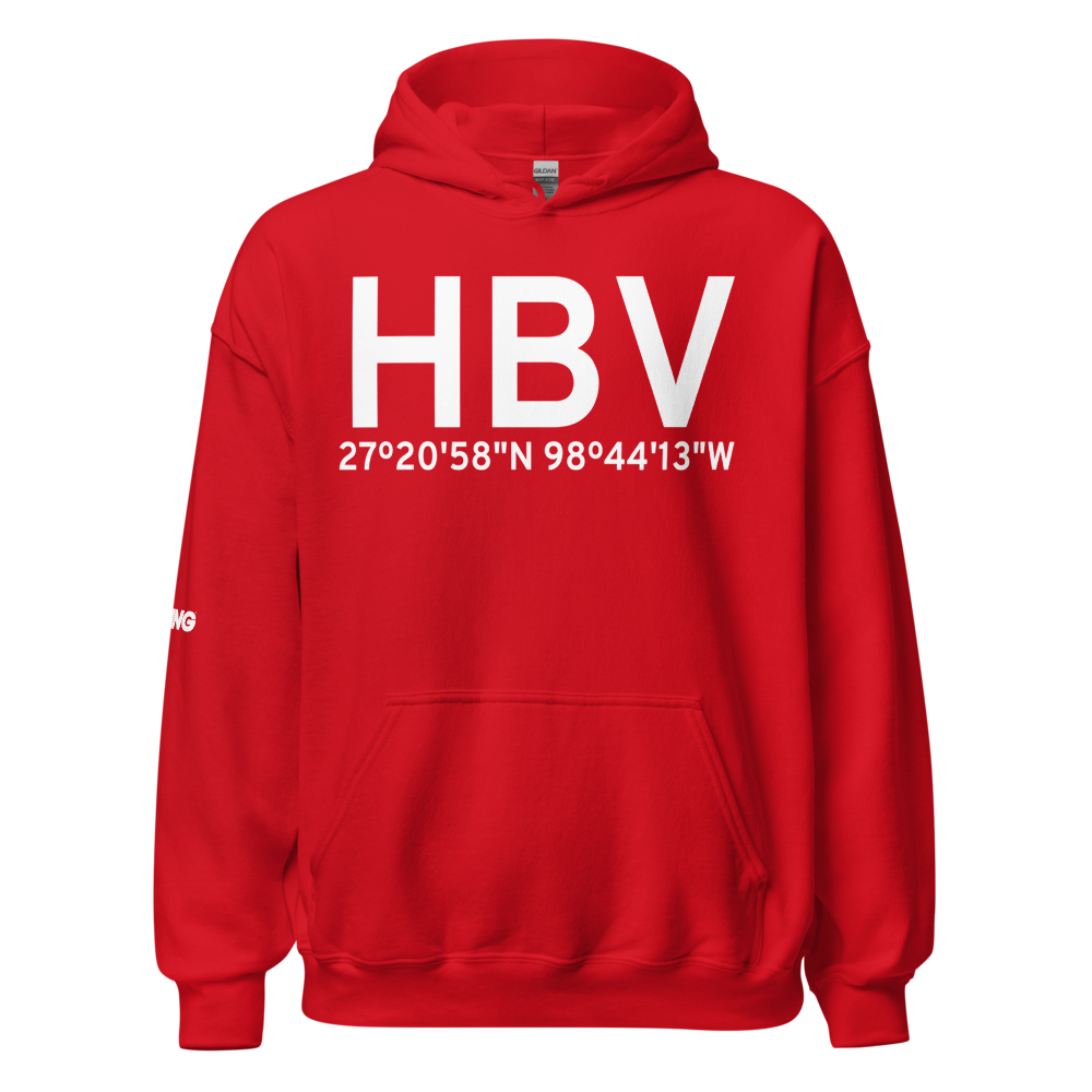 Hebbronville (KHBV) Airport Hoodie Sweatshirt 