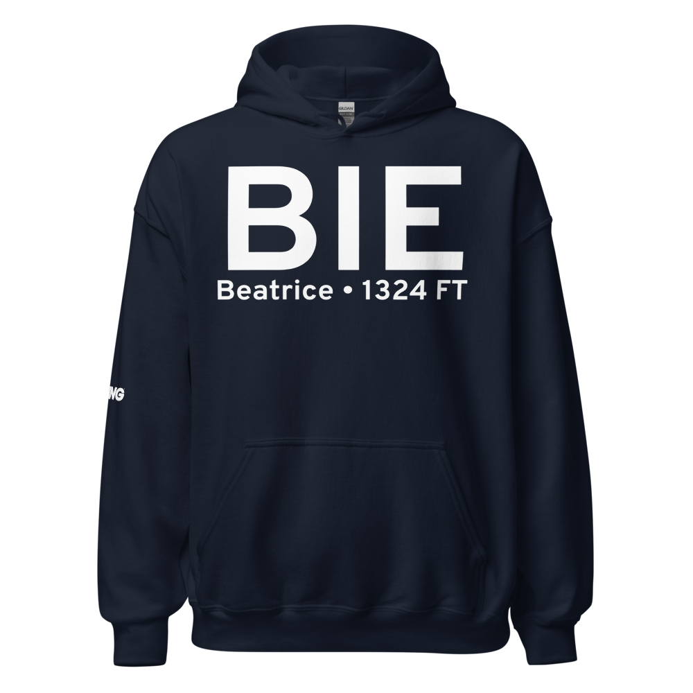 Beatrice (KBIE) Airport Hoodie Sweatshirt 