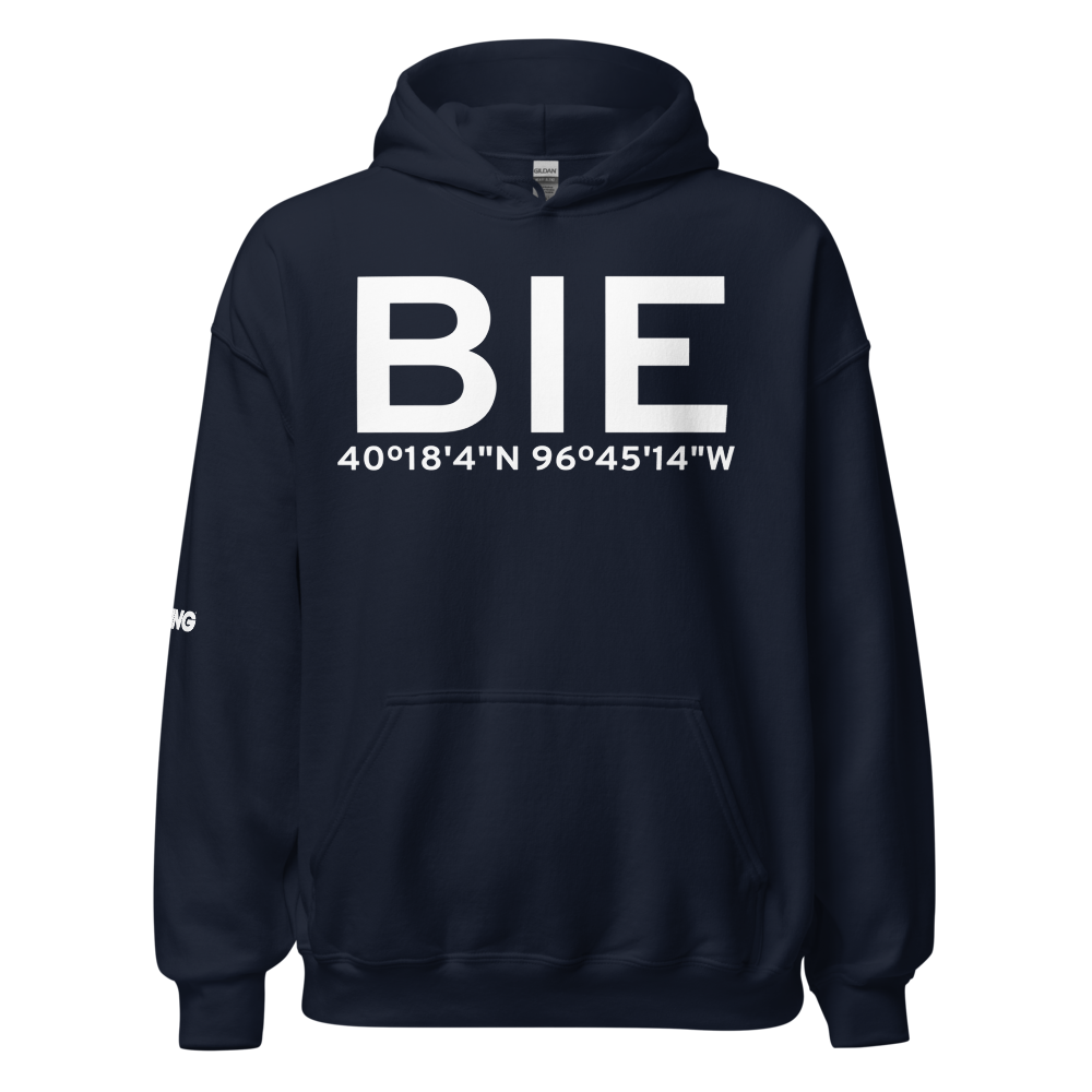 Beatrice (KBIE) Airport Hoodie Sweatshirt 