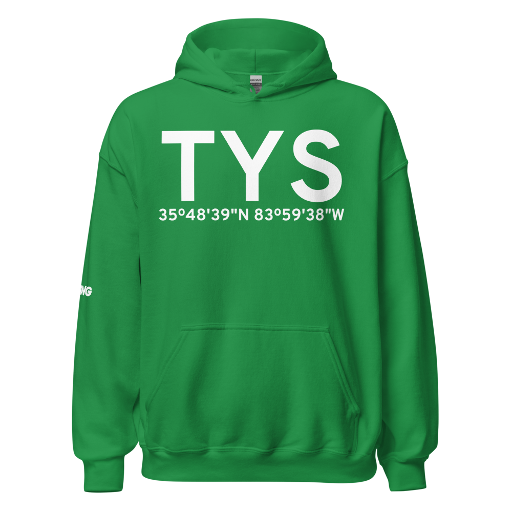 Knoxville (KTYS) Airport Hoodie Sweatshirt 