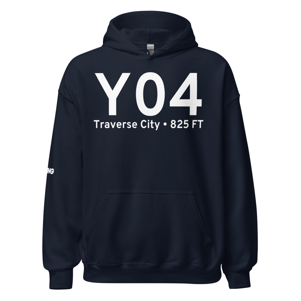 Traverse City (Y04) Airport Hoodie Sweatshirt 