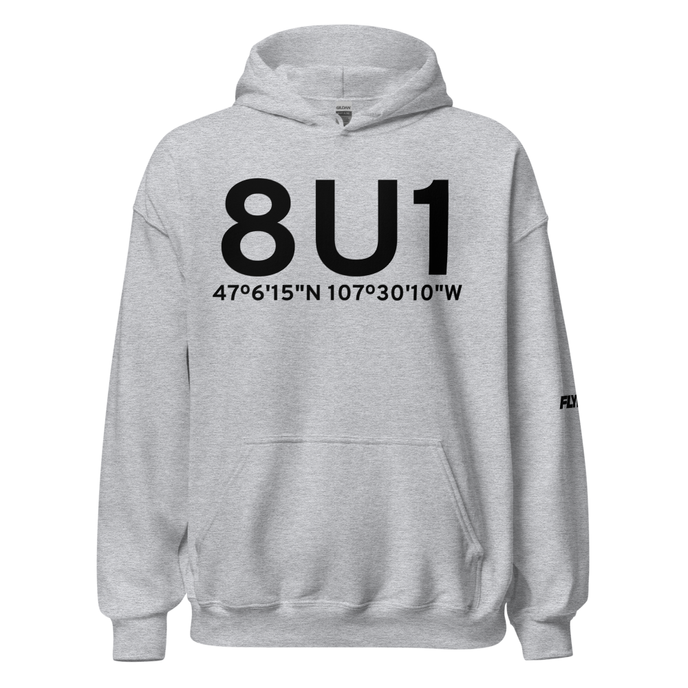 Sand Springs (8U1) Airport Hoodie Sweatshirt 