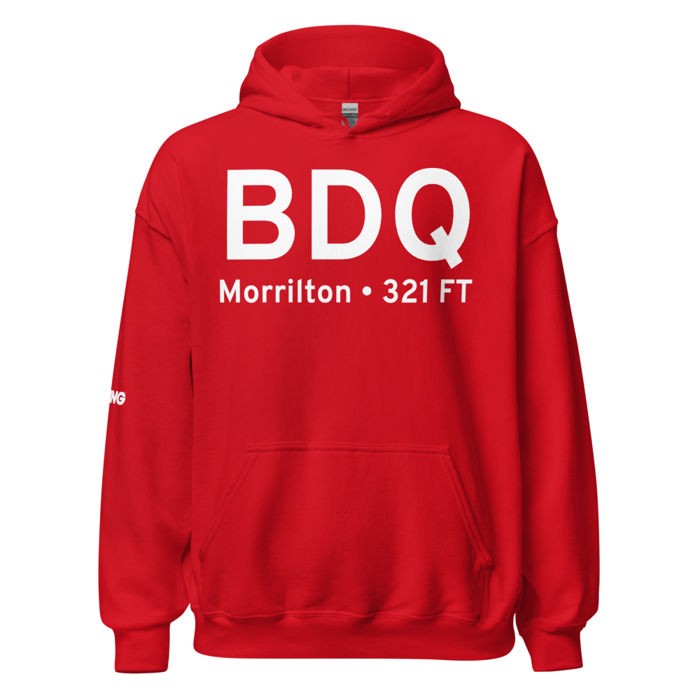 Morrilton (KBDQ) Airport Hoodie Sweatshirt 