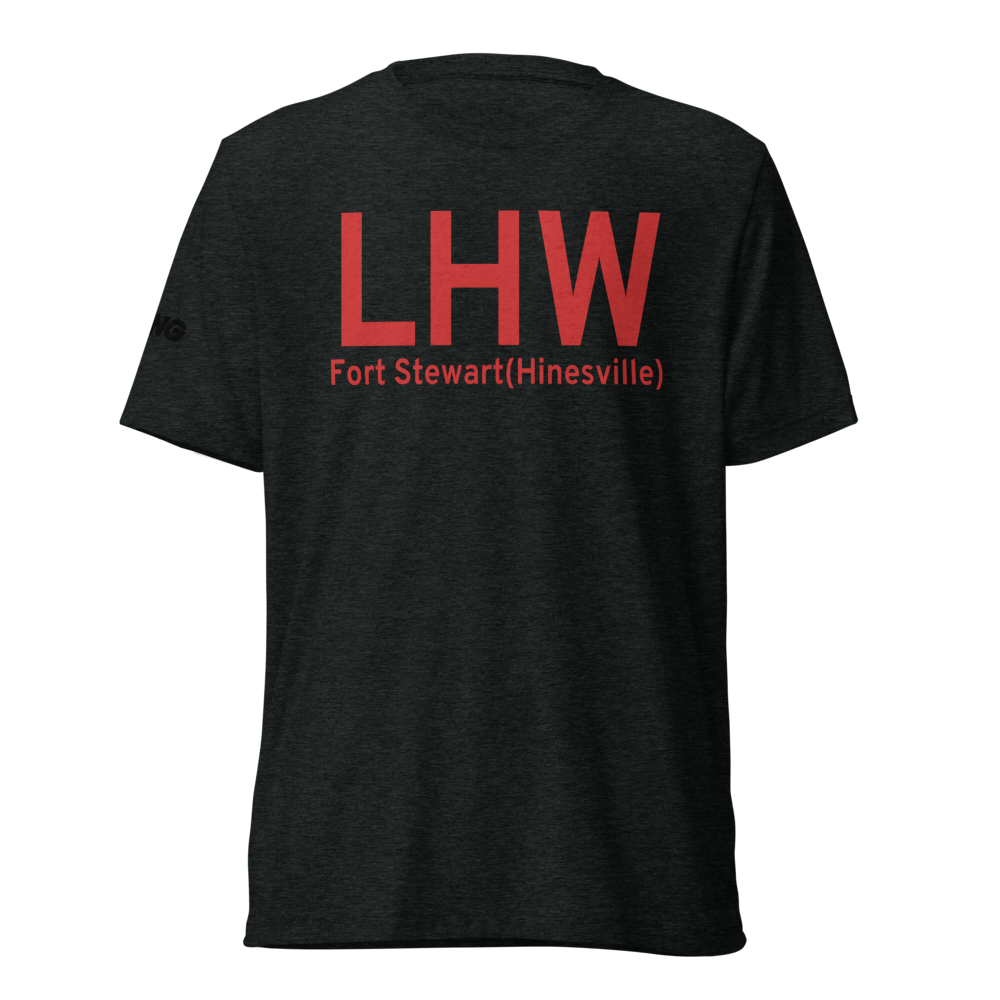 Fort Stewart(Hinesville) (KLHW) Airport Tri-blend T-Shirt 