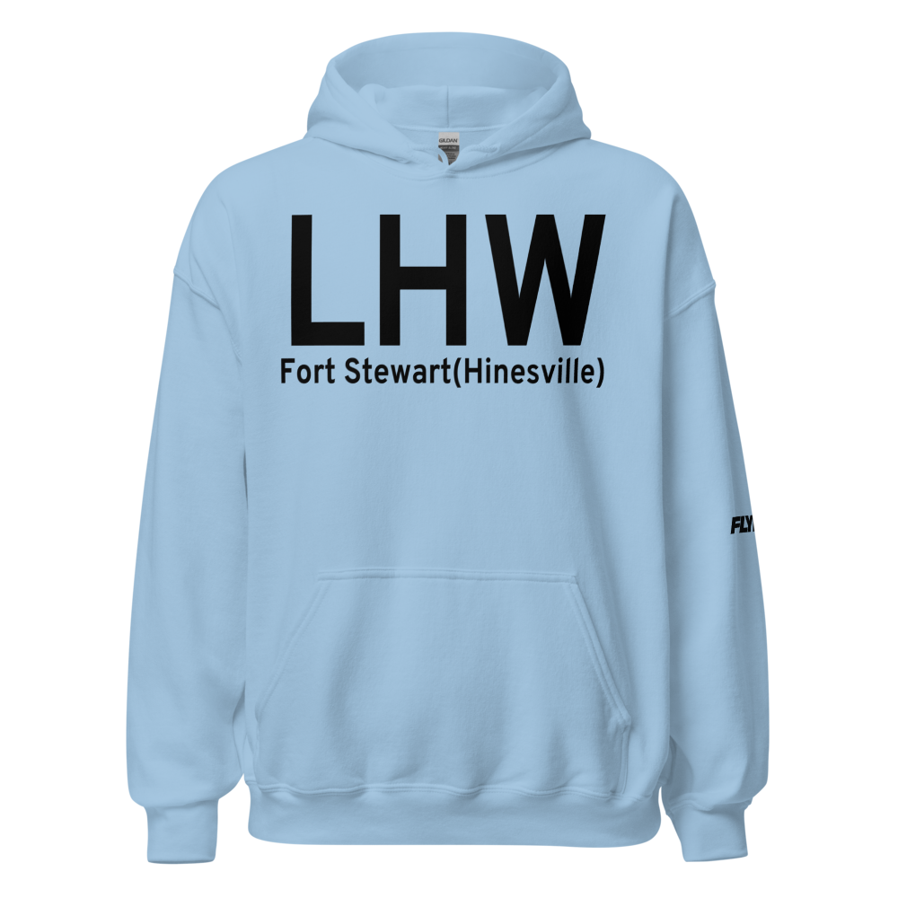 Fort Stewart(Hinesville) (KLHW) Airport Hoodie Sweatshirt 