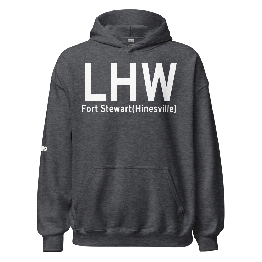 Fort Stewart(Hinesville) (KLHW) Airport Hoodie Sweatshirt 