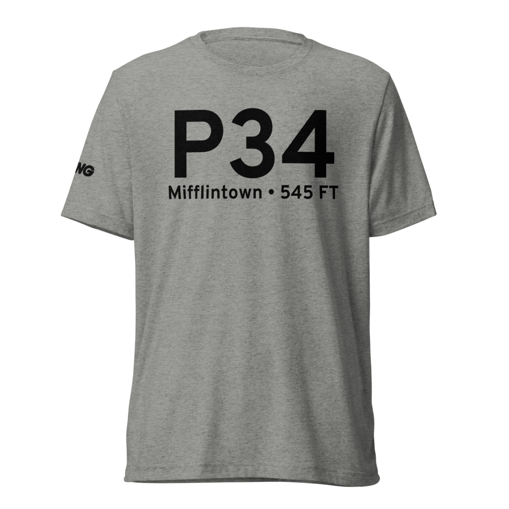Mifflintown (P34) Airport Tri-blend T-Shirt 