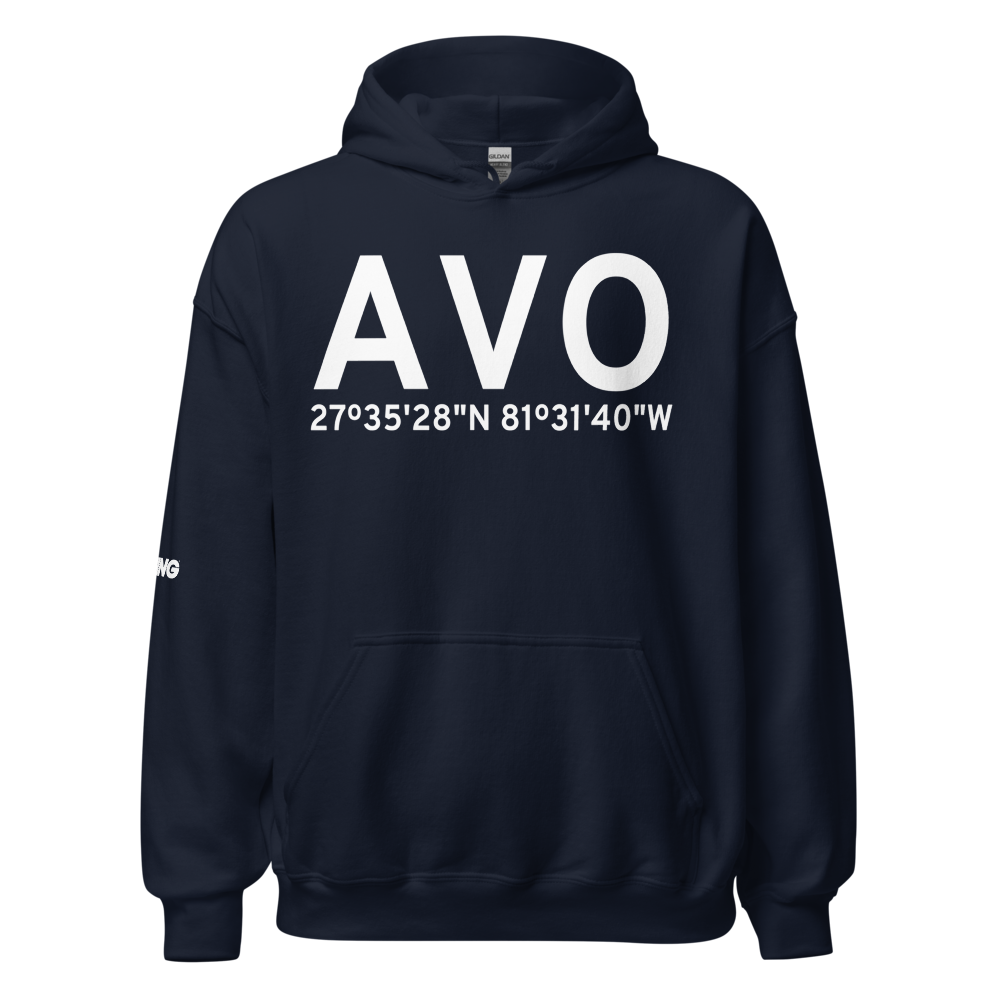 Avon Park (KAVO) Airport Hoodie Sweatshirt 