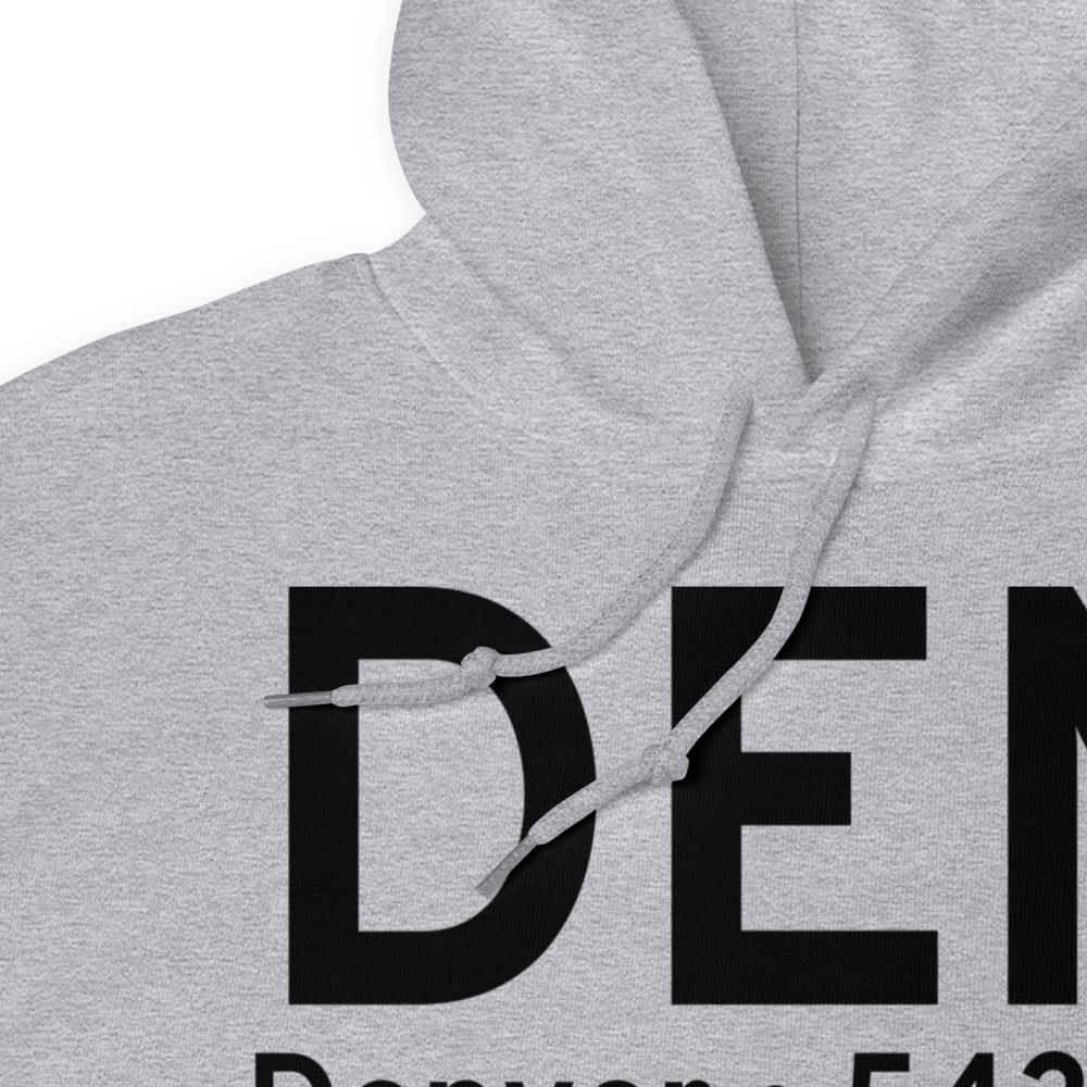 Denver (KDEN) Airport Hoodie Sweatshirt 
