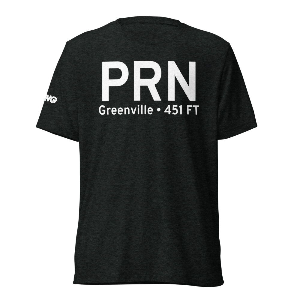 Greenville (KPRN) Airport Tri-blend T-Shirt 