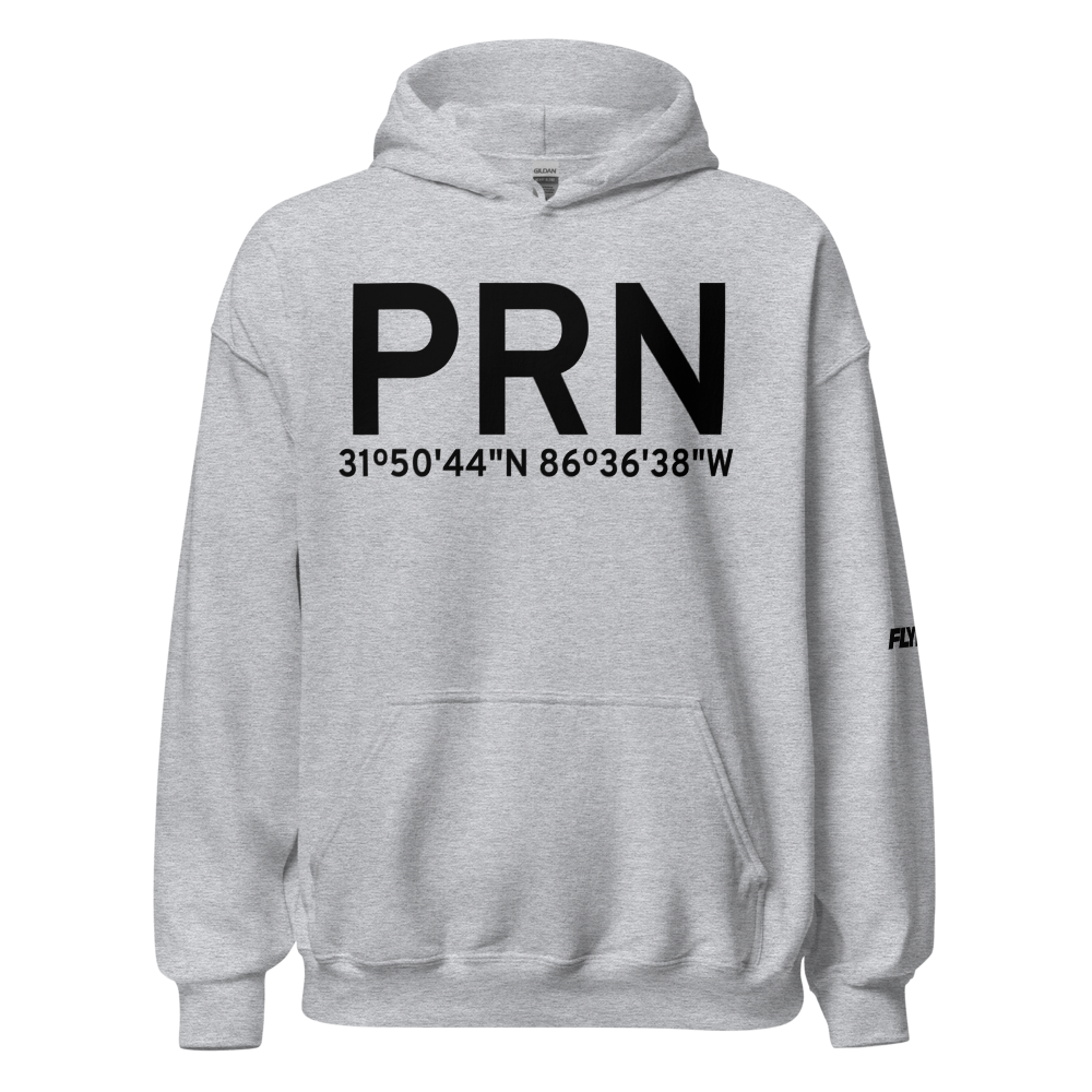 Greenville (KPRN) Airport Hoodie Sweatshirt 