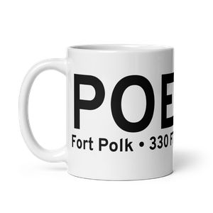 Fort Polk (KPOE) Airport Mug