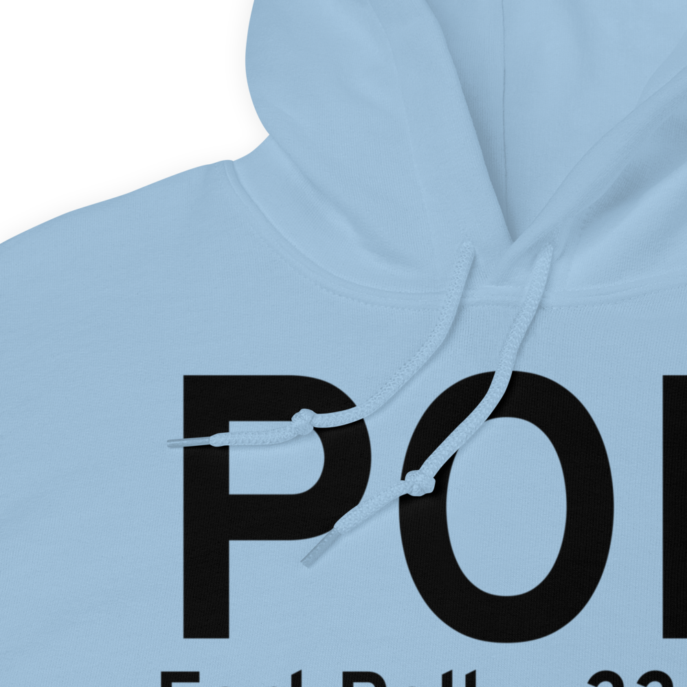 Fort Polk (KPOE) Airport Hoodie Sweatshirt 