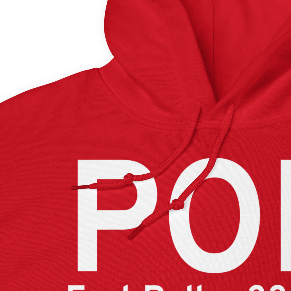 Fort Polk (KPOE) Airport Hoodie Sweatshirt 