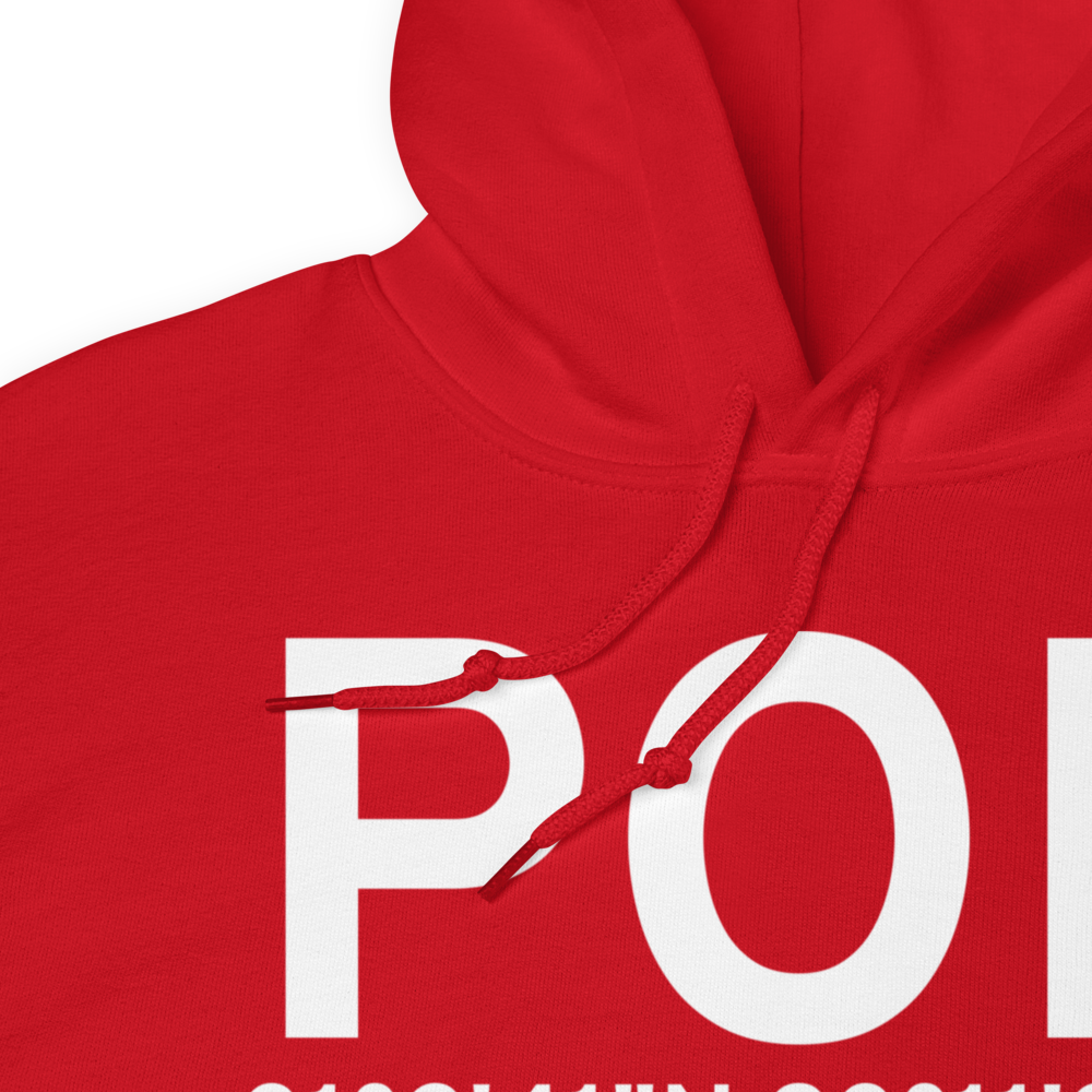 Fort Polk (KPOE) Airport Hoodie Sweatshirt 