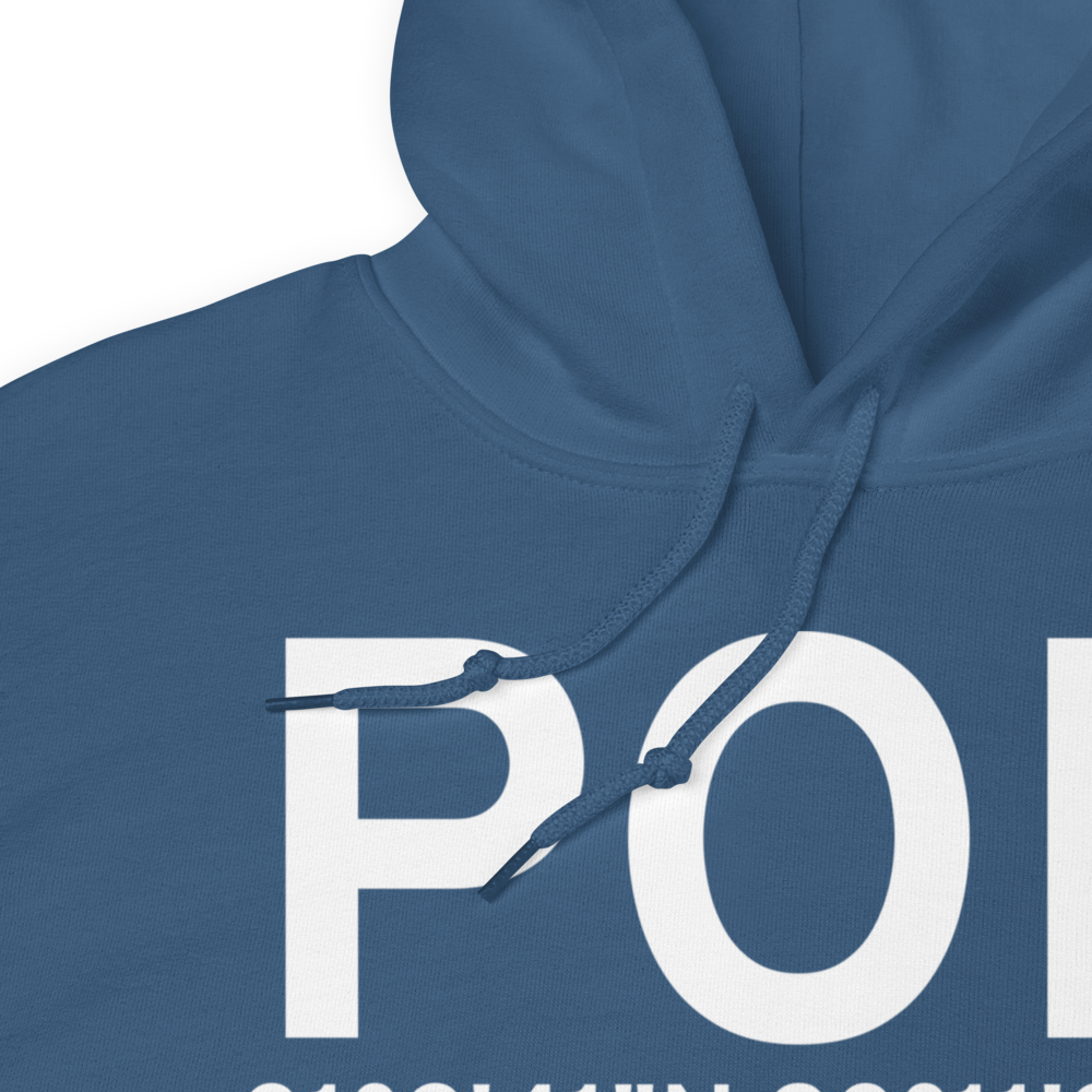 Fort Polk (KPOE) Airport Hoodie Sweatshirt 