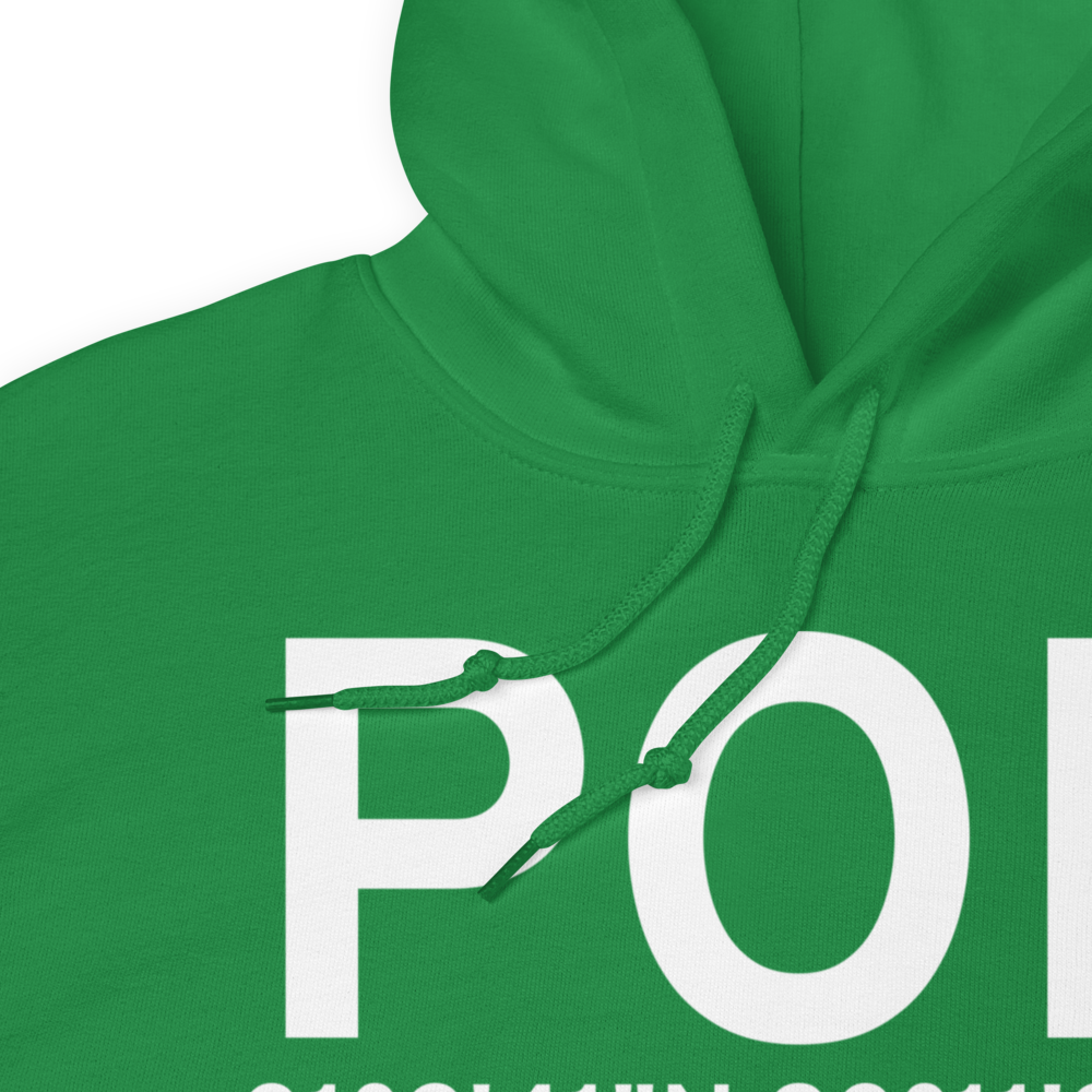 Fort Polk (KPOE) Airport Hoodie Sweatshirt 