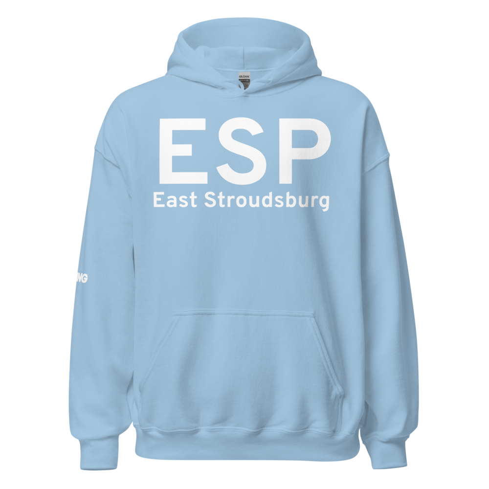 East Stroudsburg (ESP) Airport Hoodie Sweatshirt 