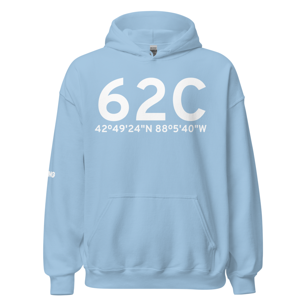 Franksville (62C) Airport Hoodie Sweatshirt 