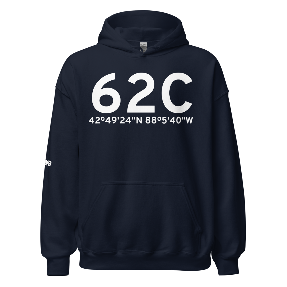 Franksville (62C) Airport Hoodie Sweatshirt 