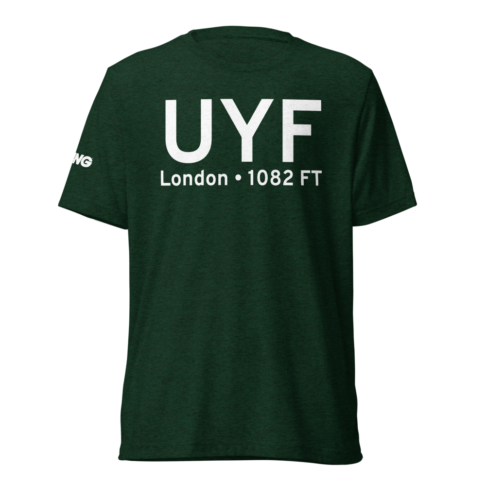 London (KUYF) Airport Tri-blend T-Shirt 