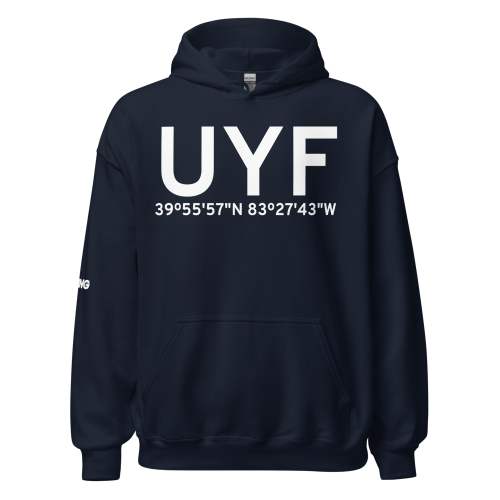 London (KUYF) Airport Hoodie Sweatshirt 