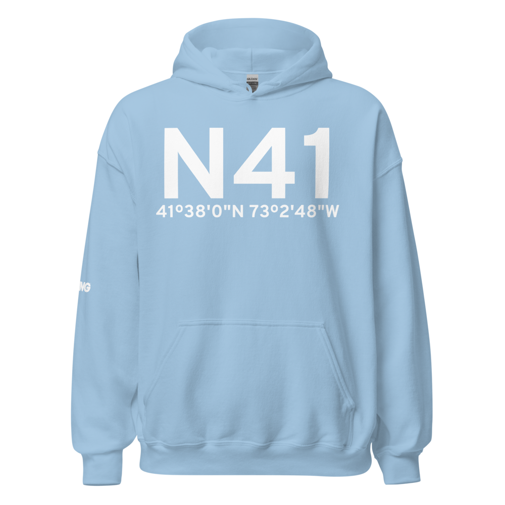 Waterbury (N41) Airport Hoodie Sweatshirt 