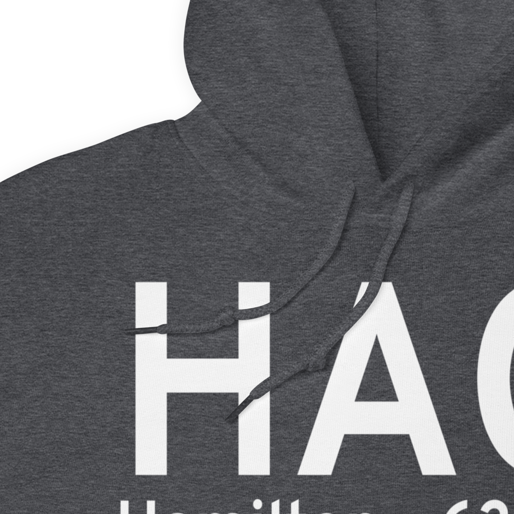 Hamilton (KHAO) Airport Hoodie Sweatshirt 