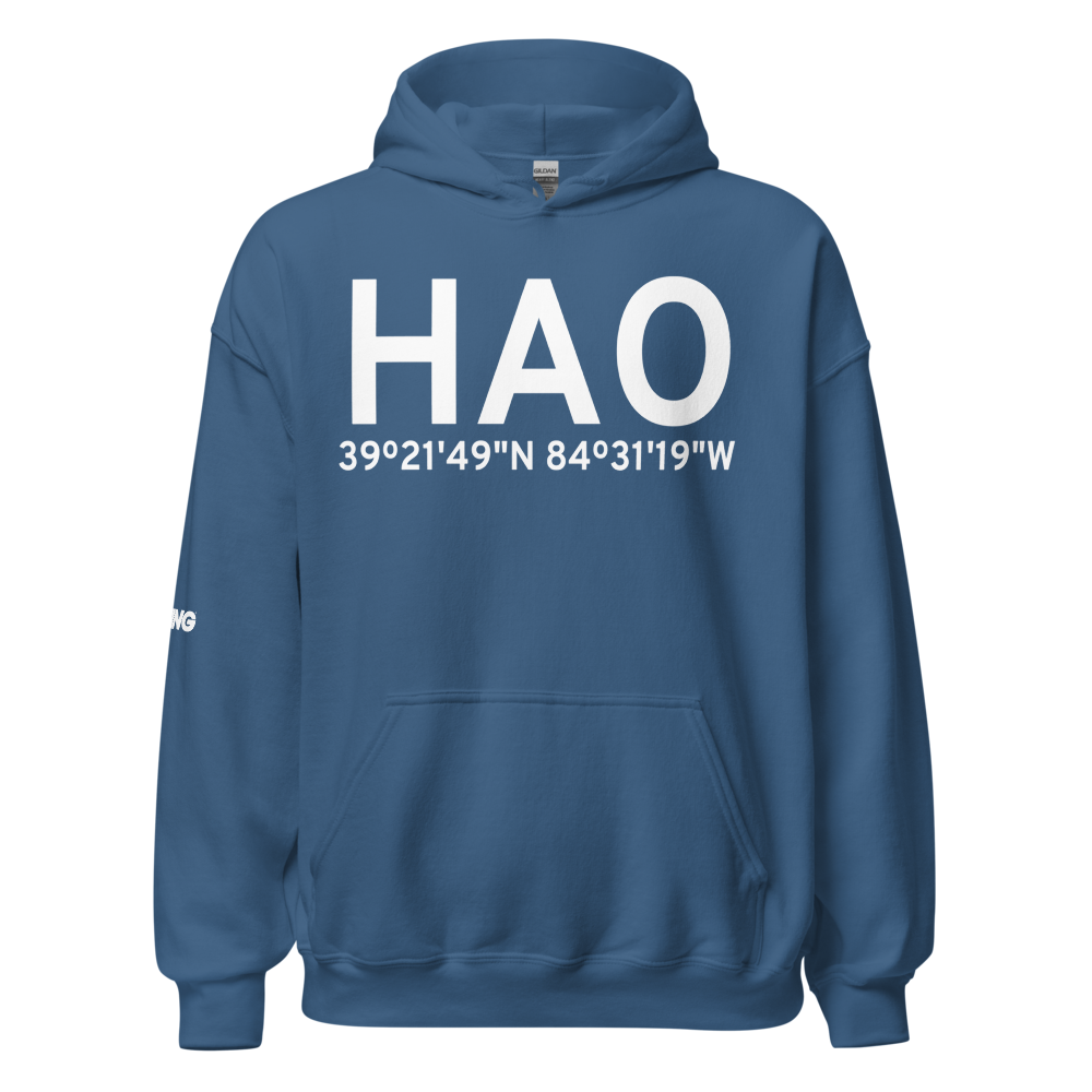 Hamilton (KHAO) Airport Hoodie Sweatshirt 