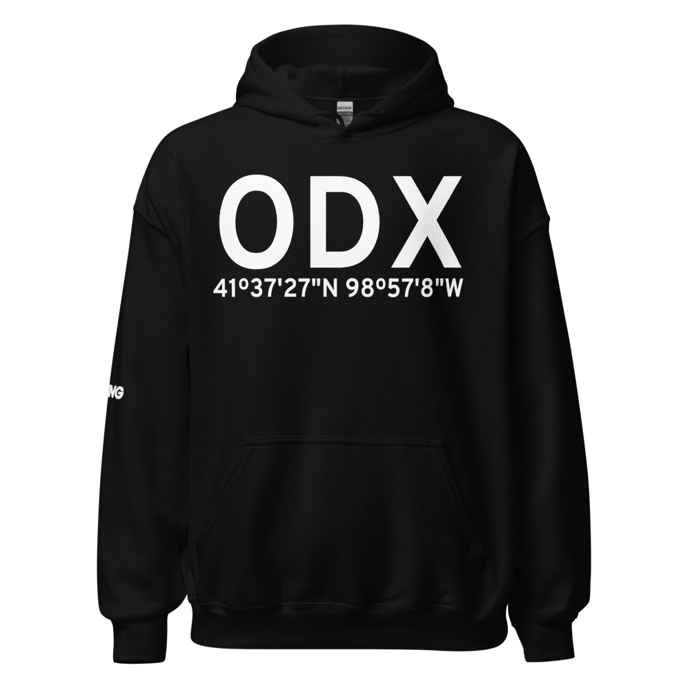 Ord (KODX) Airport Hoodie Sweatshirt 