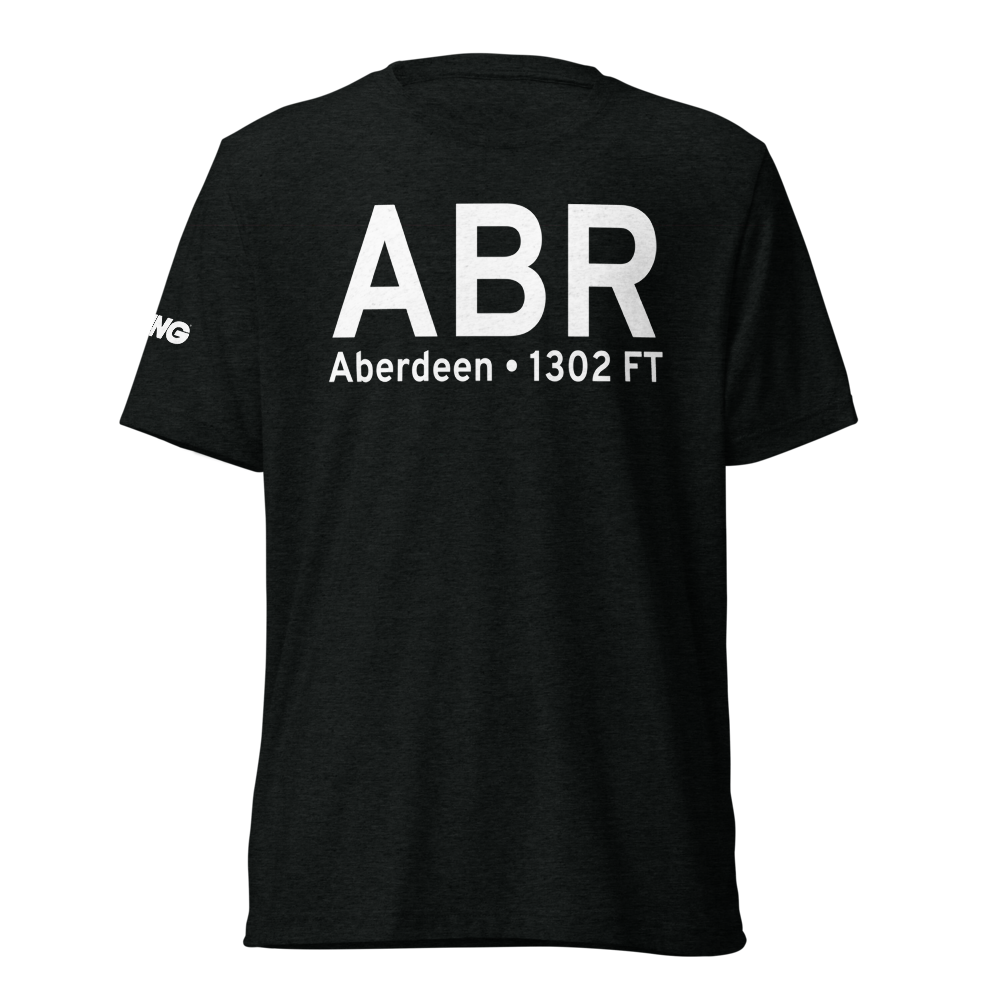 Aberdeen (KABR) Airport Tri-blend T-Shirt 