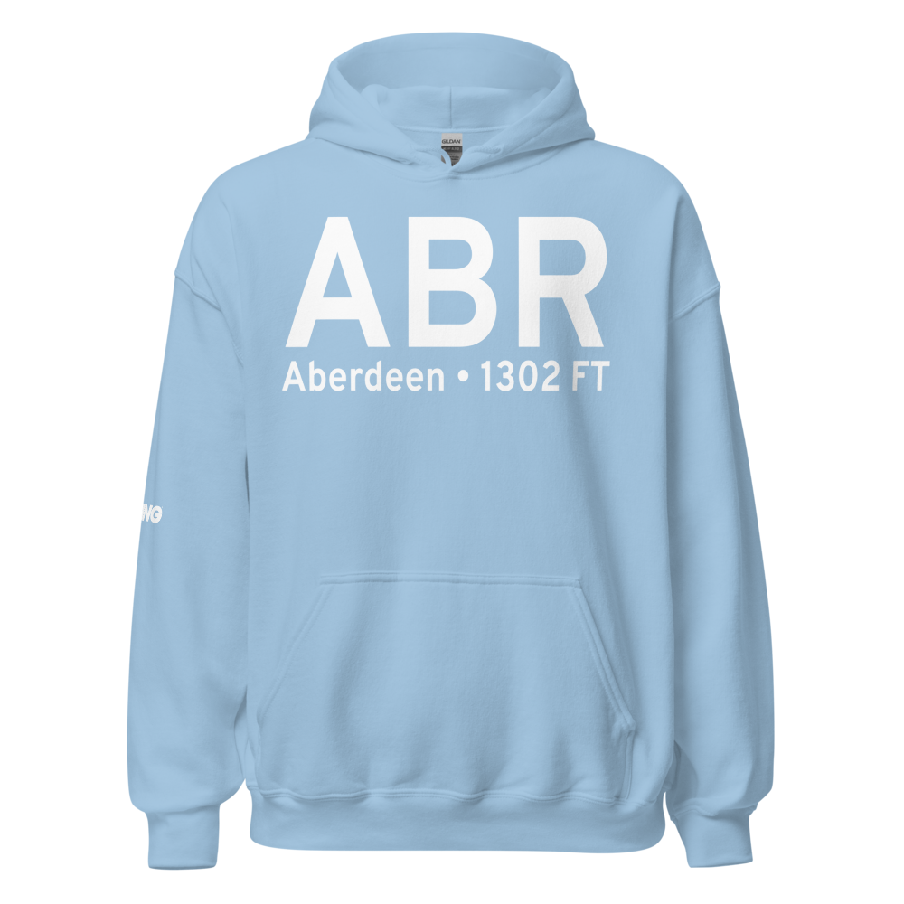 Aberdeen (KABR) Airport Hoodie Sweatshirt 