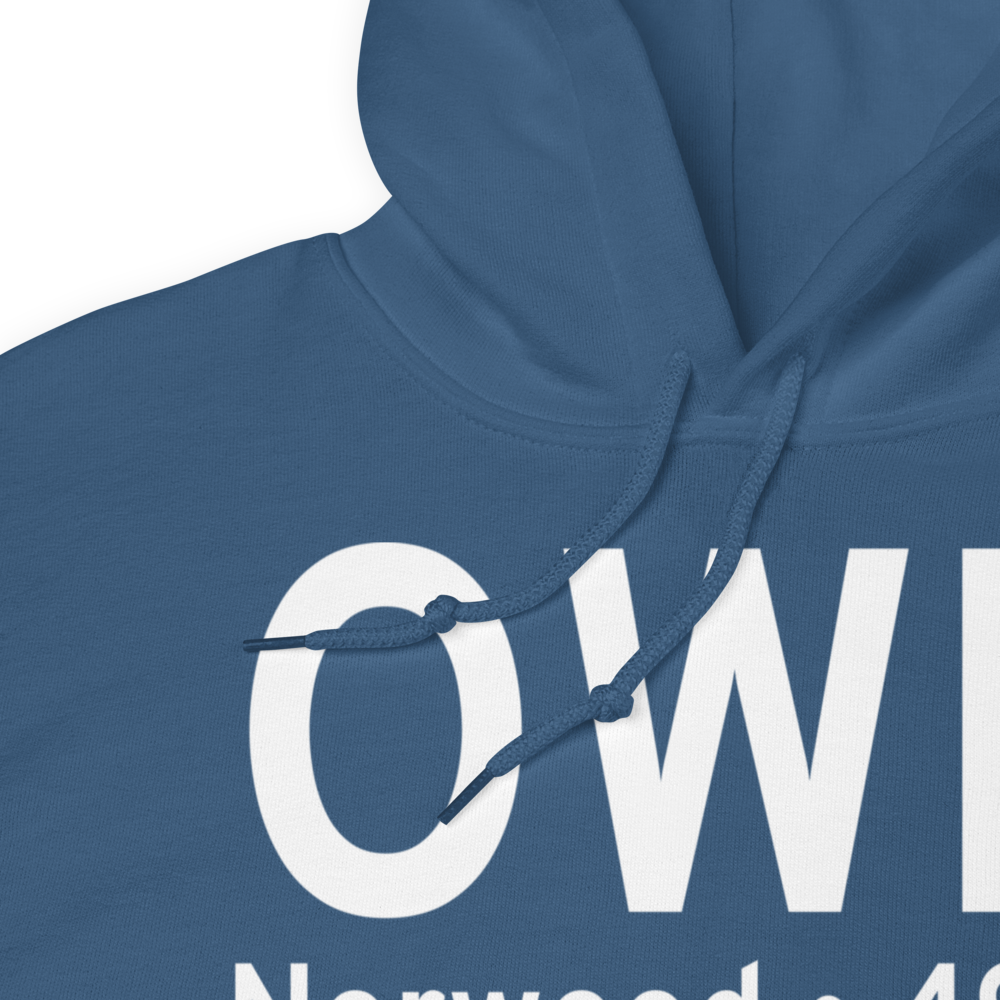 Norwood (KOWD) Airport Hoodie Sweatshirt 