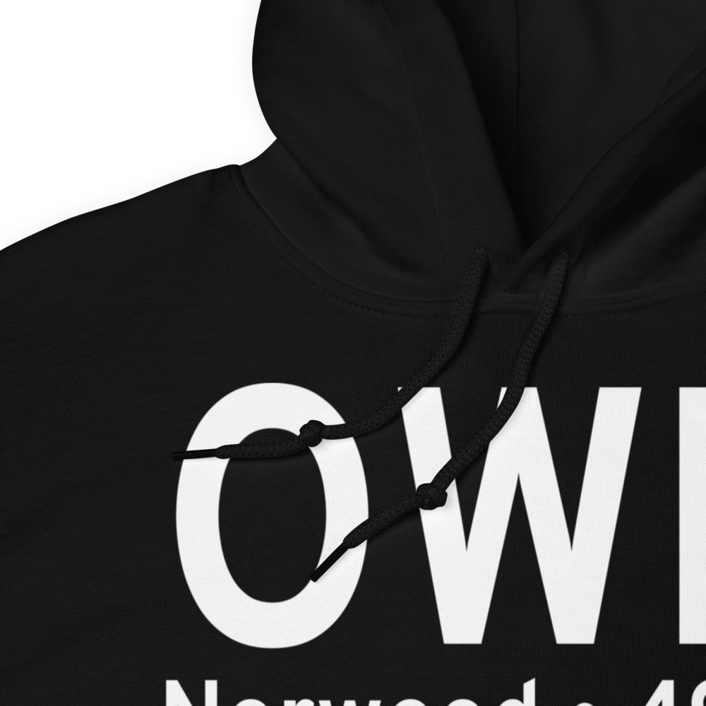 Norwood (KOWD) Airport Hoodie Sweatshirt 