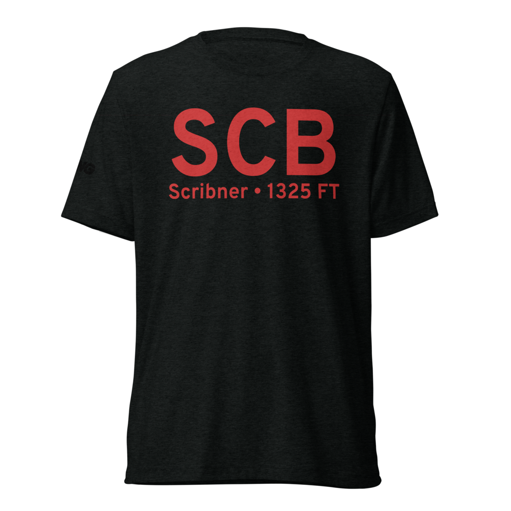 Scribner (KSCB) Airport Tri-blend T-Shirt 