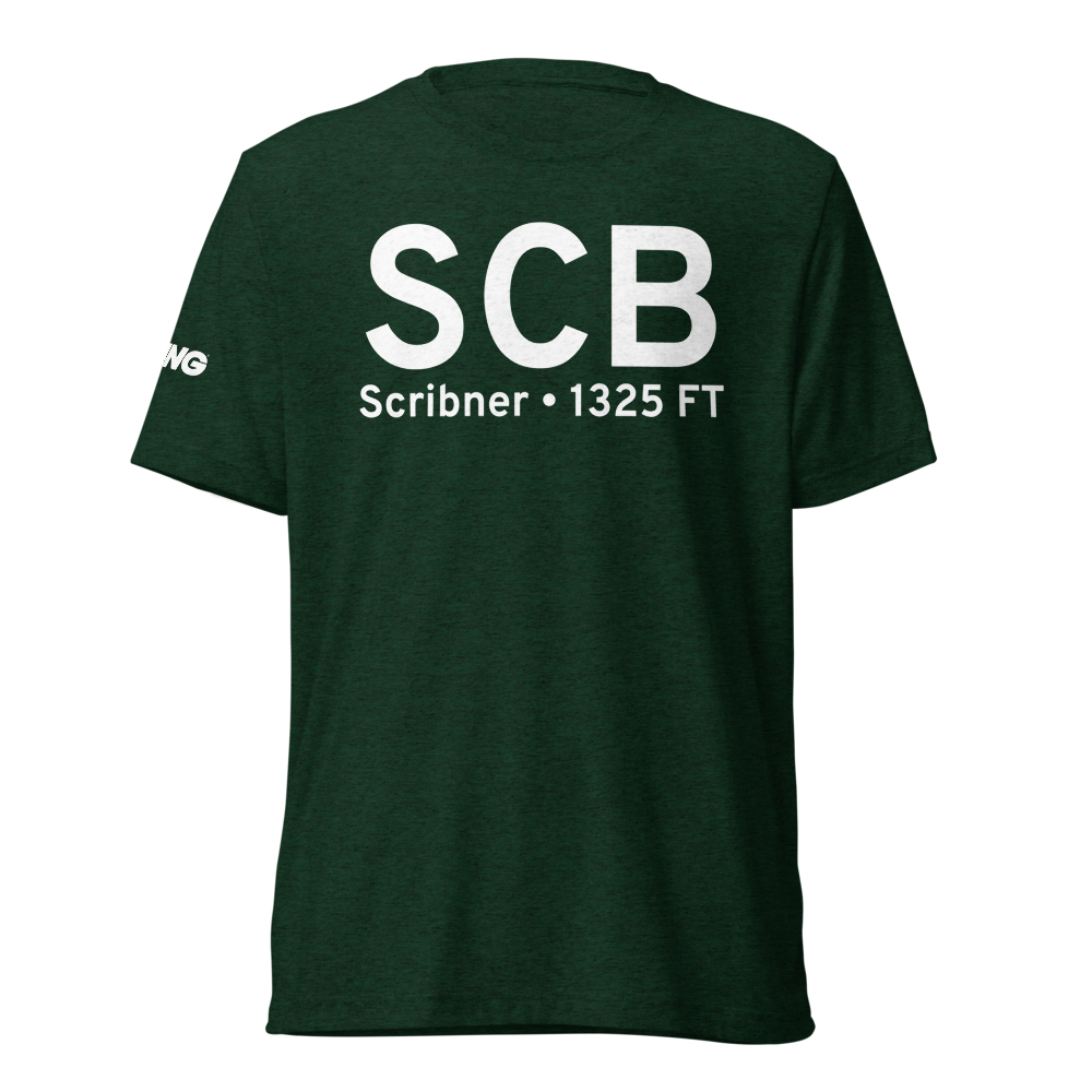 Scribner (KSCB) Airport Tri-blend T-Shirt 