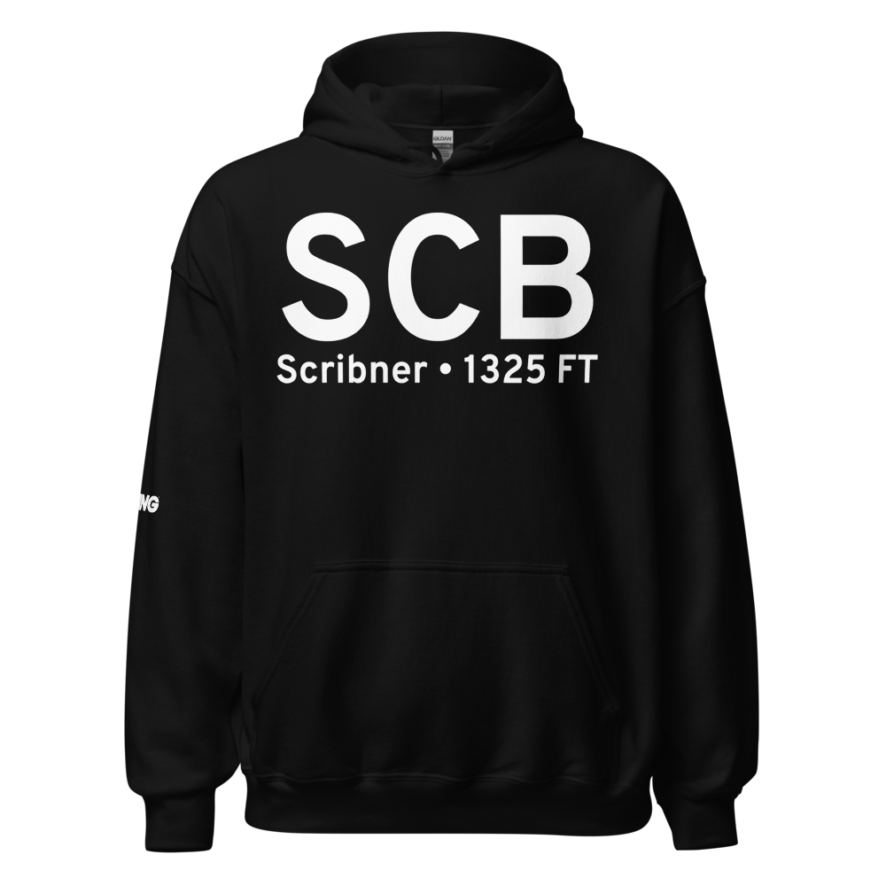 Scribner (KSCB) Airport Hoodie Sweatshirt 