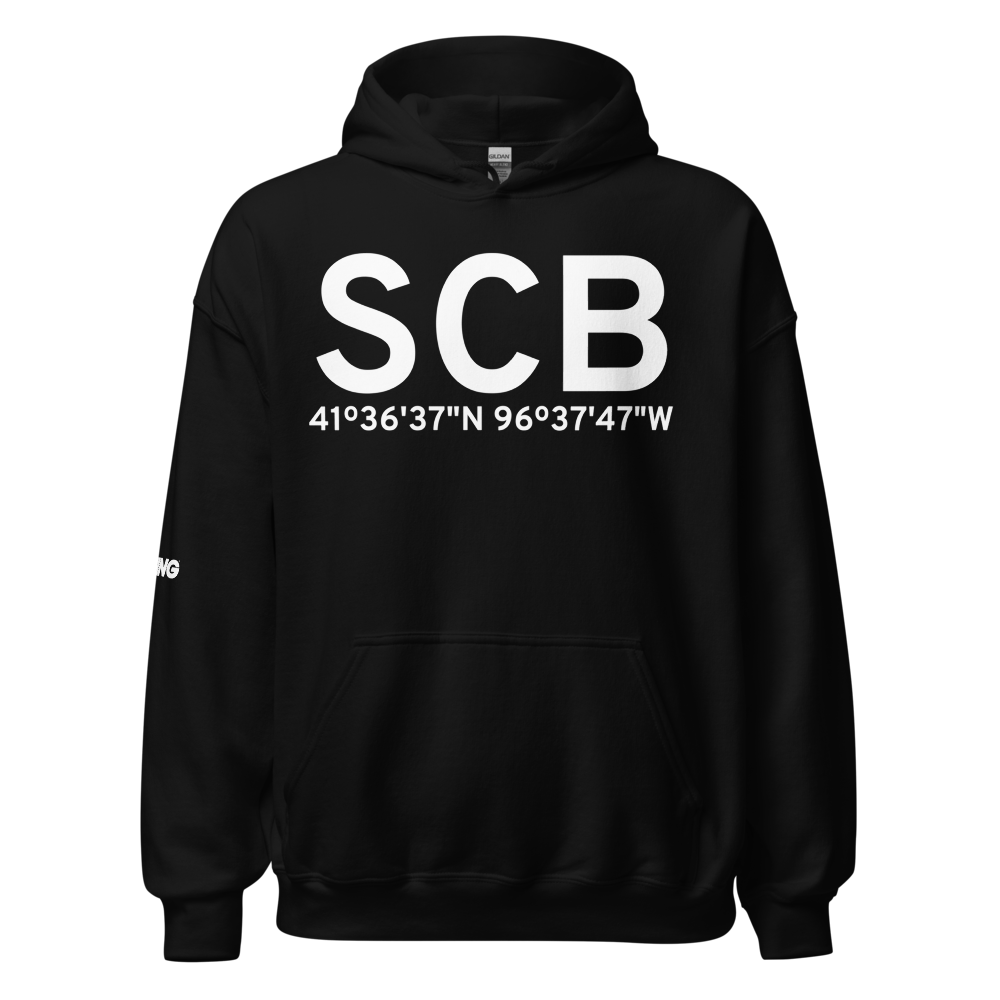 Scribner (KSCB) Airport Hoodie Sweatshirt 