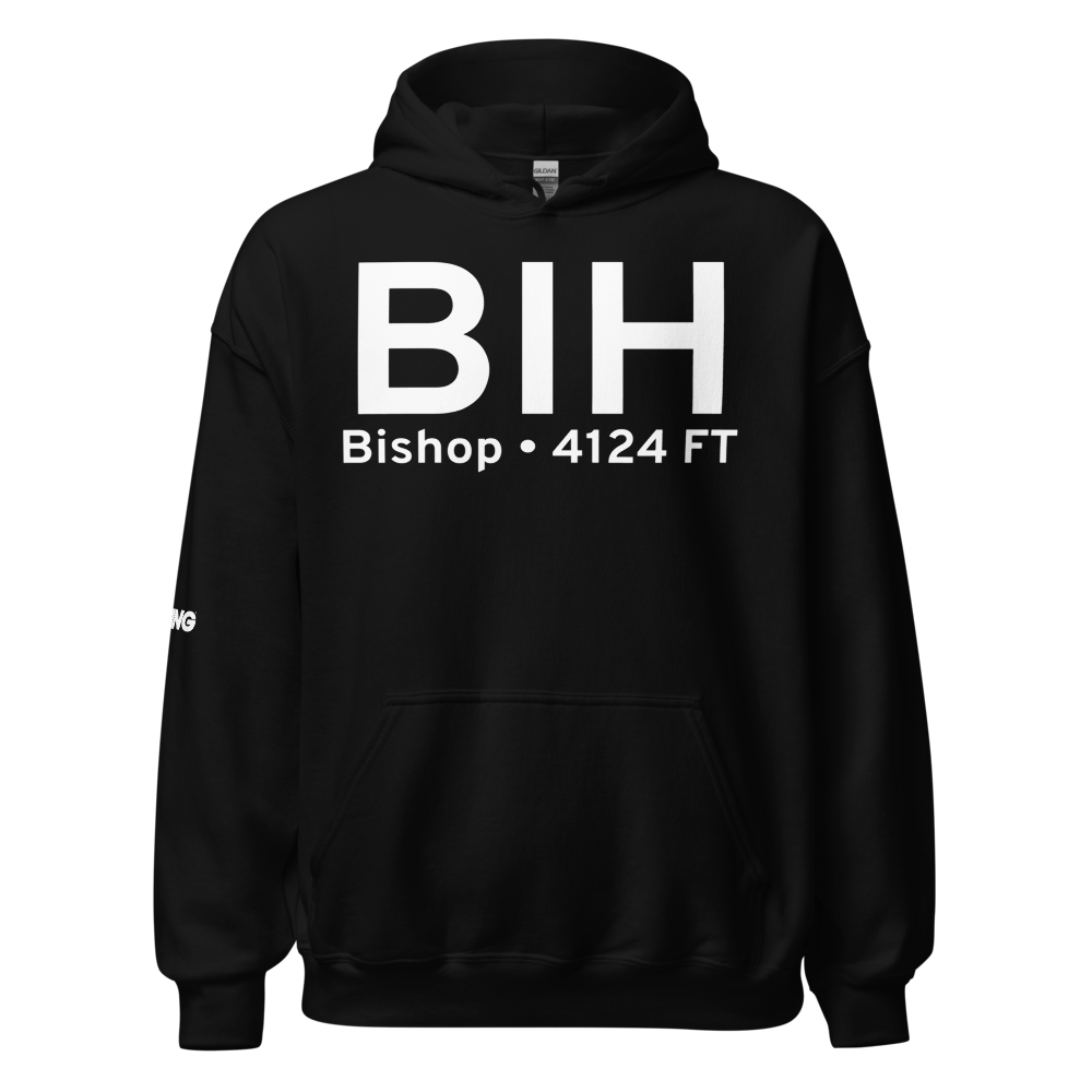 Bishop (KBIH) Airport Hoodie Sweatshirt 