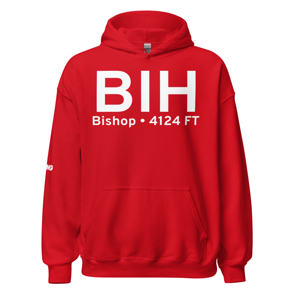 Bishop (KBIH) Airport Hoodie Sweatshirt 