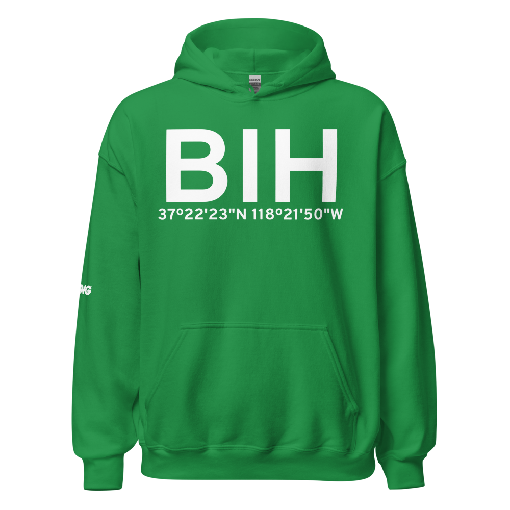 Bishop (KBIH) Airport Hoodie Sweatshirt 