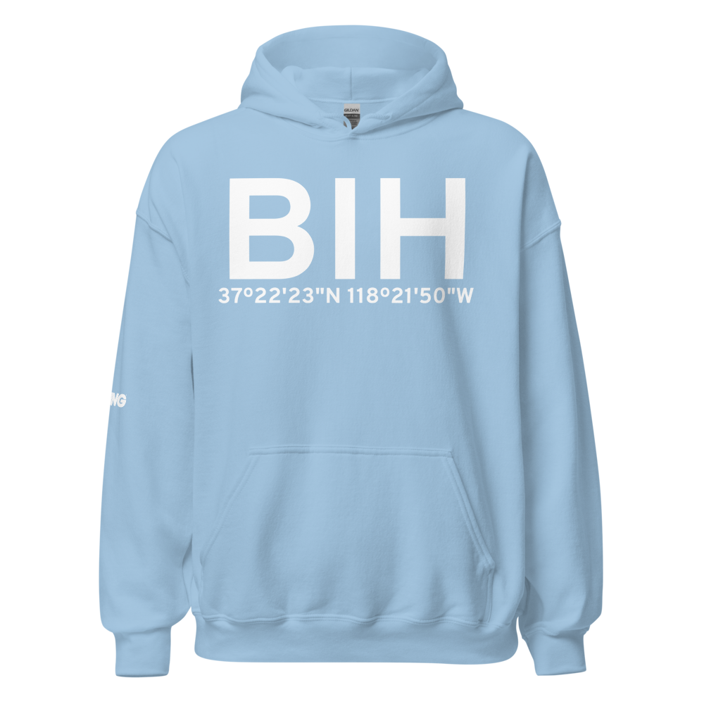 Bishop (KBIH) Airport Hoodie Sweatshirt 