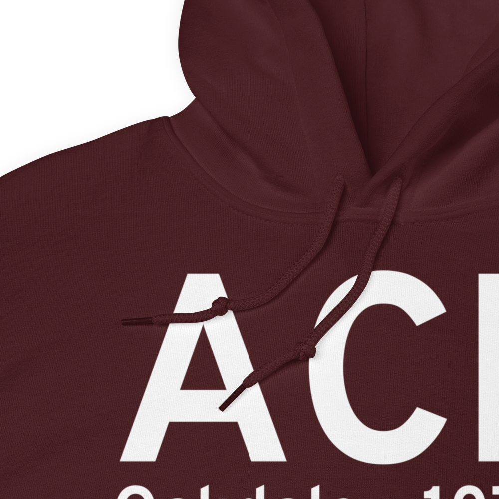 Oakdale (KACP) Airport Hoodie Sweatshirt 