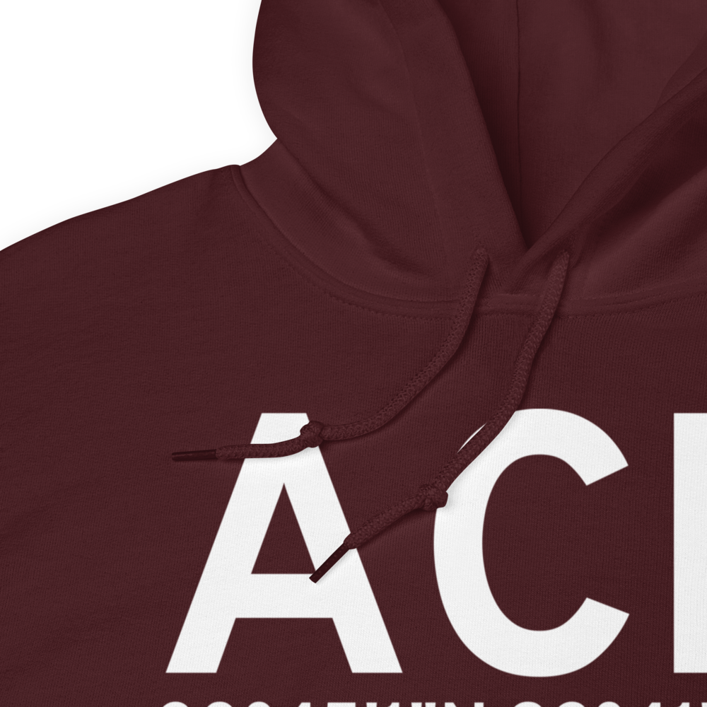 Oakdale (KACP) Airport Hoodie Sweatshirt 